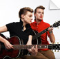 Chapin Sisters as Everly Brothers Press Photo 2